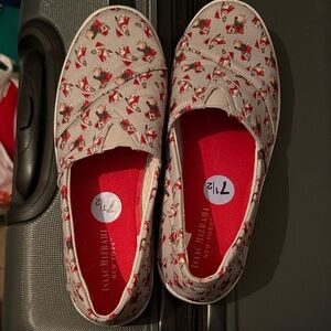 Isaac Mizrahi New York Christmas Corgi Slip-On Shoes